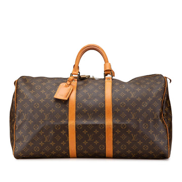 Louis Vuitton Monogram Keepall 55 (SHG-PU3gjf)