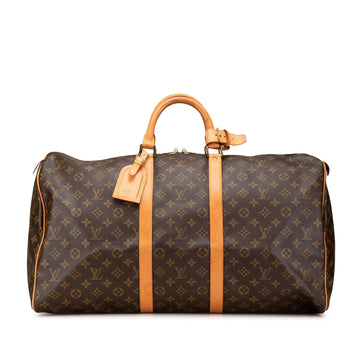 Louis Vuitton Monogram Keepall 55 (SHG-Iu6chZ)