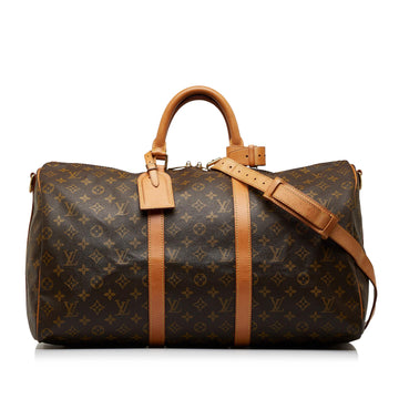 Louis Vuitton Monogram Keepall Bandouliere 50 (SHG-ZVMjvJ)