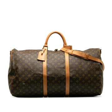 Louis Vuitton Monogram Keepall Bandouliere 60 (SHG-vnXaTj)