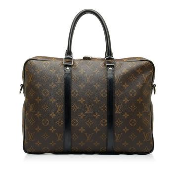 Louis Vuitton Monogram Macassar Porte Documents Jour (SHG-RfYjO8)