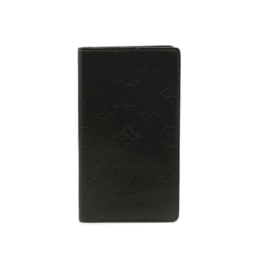 Louis Vuitton Monogram Mat Brazza Bifold Long Wallet