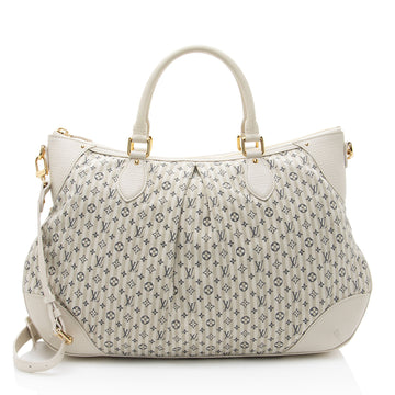 Louis Vuitton Monogram Mini Lin Croisette Marina GM Satchel