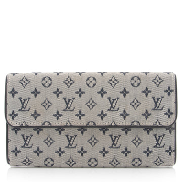 Louis Vuitton Monogram Mini Lin Porte Tresor International Wallet (SHF-NQBrFE)