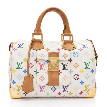 Louis Vuitton Monogram Multicolore Speedy 30 Satchel (SHF-6zQaEL)