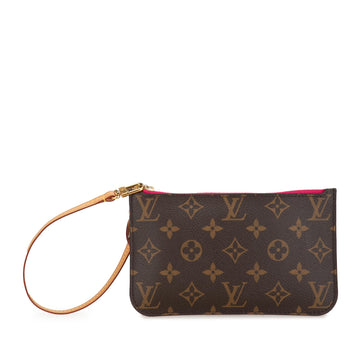 Louis Vuitton Monogram Neverfull Pouch (SHG-bOX2M7)