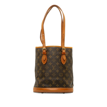 Louis Vuitton Monogram Petit Bucket (SHG-d55QoA)
