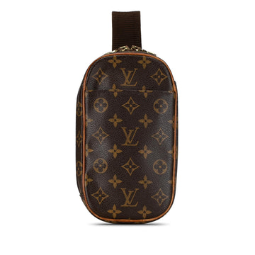 Louis Vuitton Monogram Pochette Gange (SHG-U2pE3R)