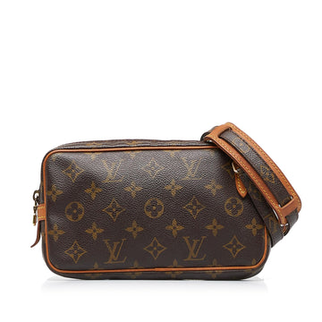 Louis Vuitton Monogram Pochette Marly Bandouliere (SHG-qLaxGL)