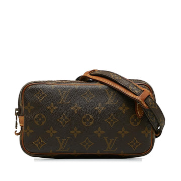 Louis Vuitton Monogram Pochette Marly Bandouliere (SHG-F4V91h)