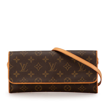 Louis Vuitton Monogram Pochette Twin GM (SHG-XMajVU)