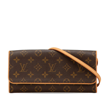 Louis Vuitton Monogram Pochette Twin GM (SHG-L09w3S)