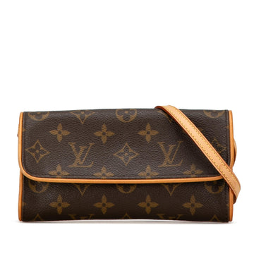 Louis Vuitton Monogram Pochette Twin PM (SHG-wZy8Yt)