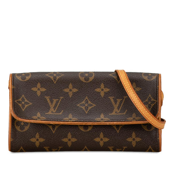 Louis Vuitton Monogram Pochette Twin PM (SHG-CQ7dMq)