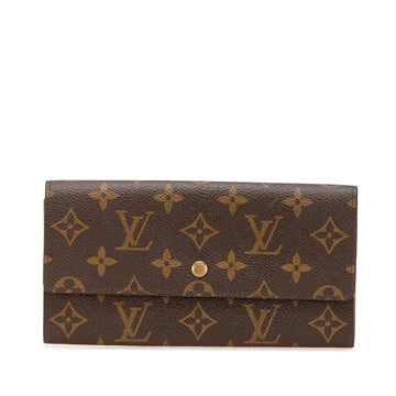 Louis Vuitton Monogram Sarah Long Wallet