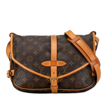 Louis Vuitton Monogram Saumur 30 (SHG-FmDHay)