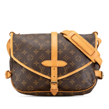 Louis Vuitton Monogram Saumur 30 (SHG-KVDFT6)