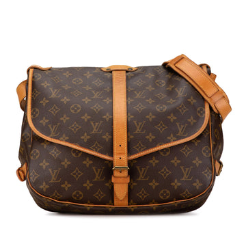 Louis Vuitton Monogram Saumur 35 (SHG-gxGFFv)