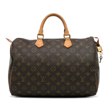 Louis Vuitton Monogram Speedy 35 (SHG-7bC4dF)