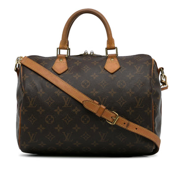 Louis Vuitton Monogram Speedy Bandouliere 30 (SHG-pqCYm0)