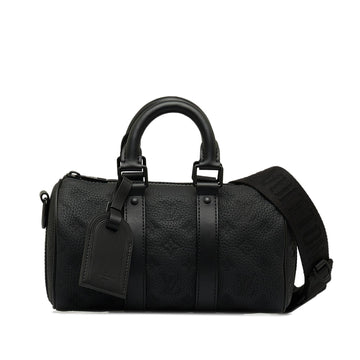 Louis Vuitton Monogram Taurillon Keepall Bandouliere 25 (SHG-ELloz4)