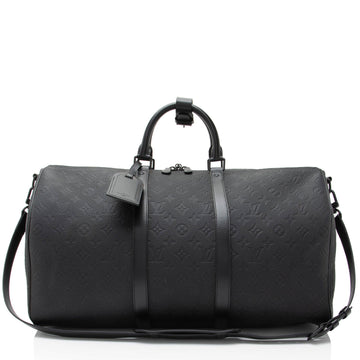Louis Vuitton Monogram Taurillon Keepall Bandouliere 50 Duffle