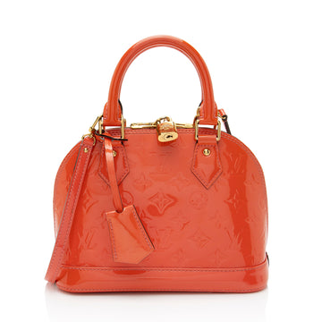 Louis Vuitton Monogram Vernis Alma BB Satchel