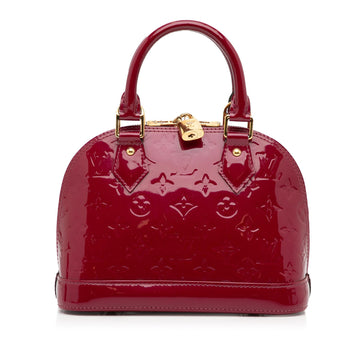 Louis Vuitton Monogram Vernis Alma BB (SHG-Mystay)