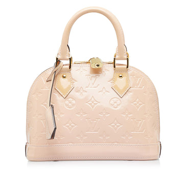 Louis Vuitton Monogram Vernis Alma BB (SHG-EaY81w)