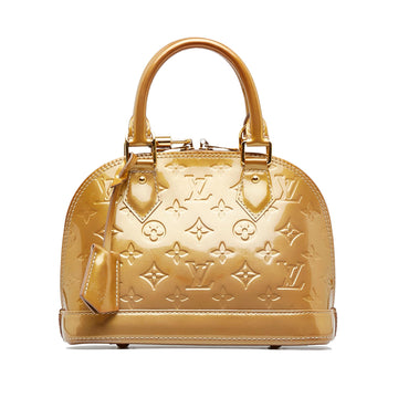 Louis Vuitton Monogram Vernis Alma BB (SHG-zw2oA4)