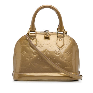 Louis Vuitton Monogram Vernis Alma BB (SHG-TvwZRB)