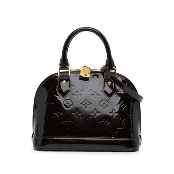 Louis Vuitton Monogram Vernis Alma BB (SHG-YSgEEE)