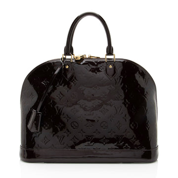 Louis Vuitton Monogram Vernis Alma GM Satchel (SHF-K55Nxm)