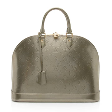 Louis Vuitton Monogram Vernis Alma GM Satchel (SHF-223b8Z)