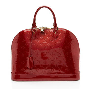 Louis Vuitton Monogram Vernis Alma GM Satchel