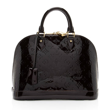 Louis Vuitton Monogram Vernis Alma PM Satchel (SHF-kN8GF6)