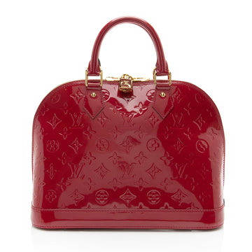 Louis Vuitton Monogram Vernis Alma PM Satchel