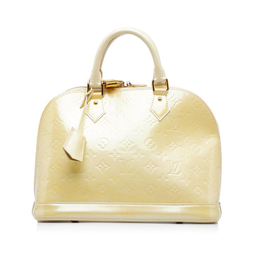Louis Vuitton Monogram Vernis Alma PM (SHG-Pkok7A)