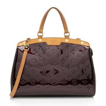 Louis Vuitton Monogram Vernis Brea MM Satchel (SHF-KsQkQS)