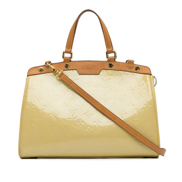Louis Vuitton Monogram Vernis Brea MM (SHG-yttlDO)