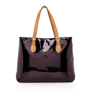 Louis Vuitton Monogram Vernis Brentwood Tote (SHF-19667)