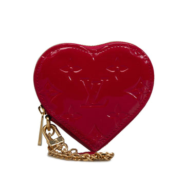 Louis Vuitton Monogram Vernis Heart Coin Purse (SHG-7JYdr7)