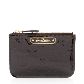 Louis Vuitton Monogram Vernis Key Pouch (SHF-UGUw5z)