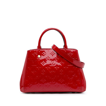 Louis Vuitton Monogram Vernis Montaigne BB (SHG-cjb090)