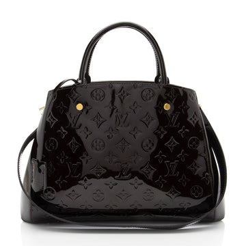 Louis Vuitton Monogram Vernis Montaigne MM Satchel (SHF-0N0xLg)