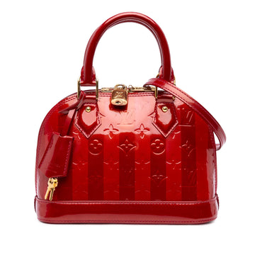 Louis Vuitton Monogram Vernis Rayures Alma BB
