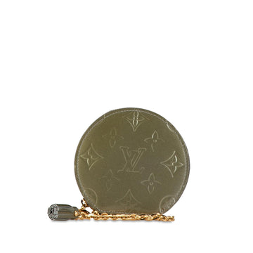 Louis Vuitton Monogram Vernis Round Coin Pouch (SHG-lfv8Cg)