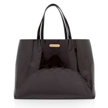 Louis Vuitton Monogram Vernis Wilshire GM Tote (SHF-CUjAND)