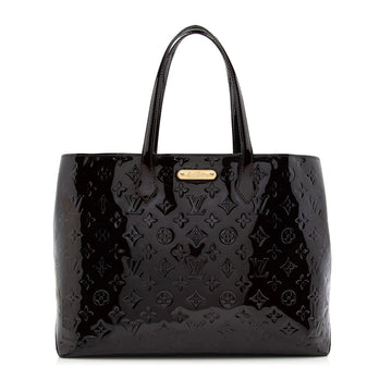Louis Vuitton Monogram Vernis Wilshire MM Tote (SHF-16994)