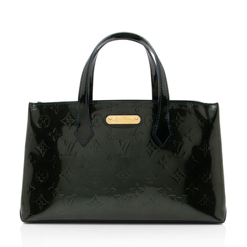 Louis Vuitton Monogram Vernis Wilshire PM Tote (SHF-ZcOAu3)